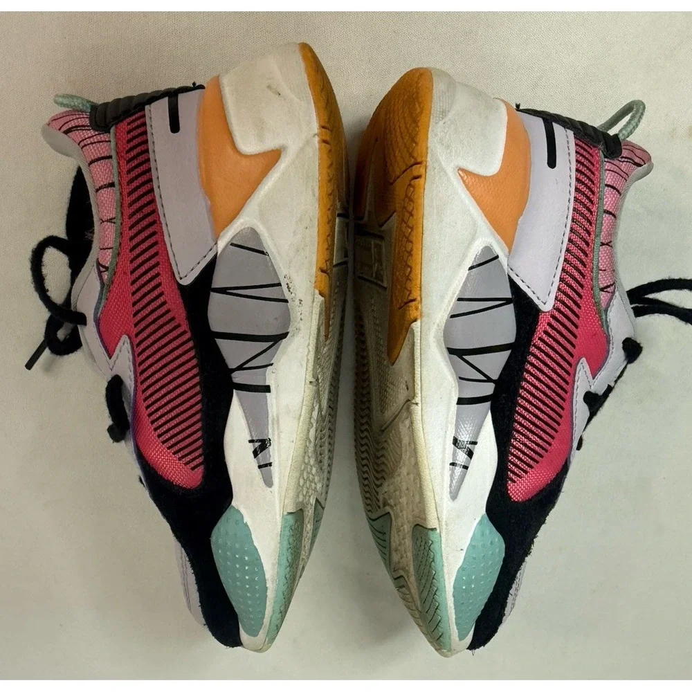 Puma Unisex Kids RS-X Nail Glam Sneaker Shoes Multicolor Lace Up 12C